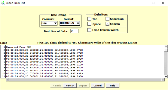 Import Text Stage1